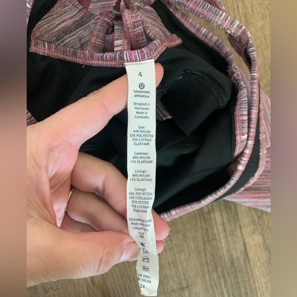 Lululemon Strap It Like It’s Hot Tank Size 4 - Picture 3 of 4